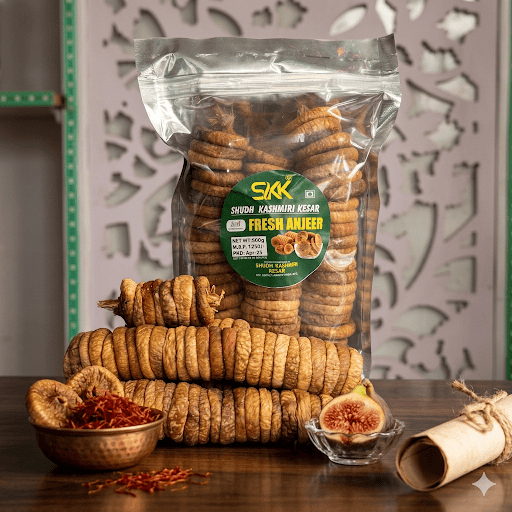 Premium Dried Anjeer – Naturally Sweet & Fibre-Rich Sun-Dried Figs