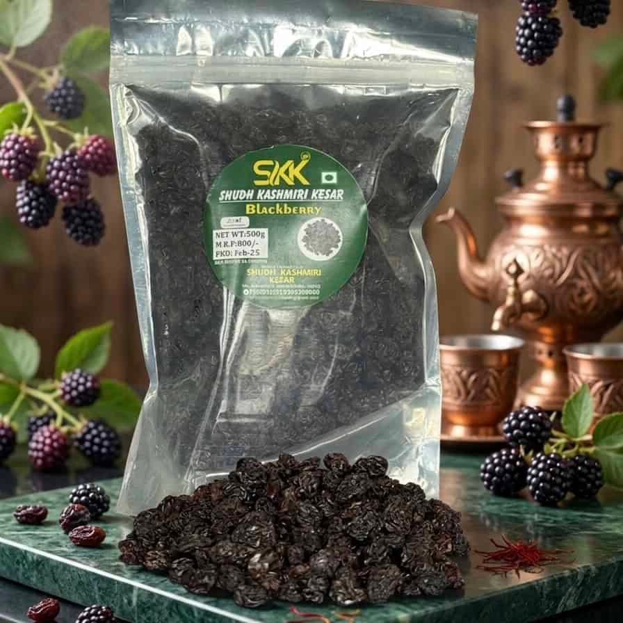 Premium Dried Blackberries – Antioxidant-Packed Naturally Sun-Dried Berry Snack