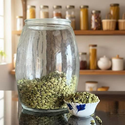 Premium Kashmiri Green Ilaichi – Fresh Large Aromatic Cardamom Pods | Queen of Spices