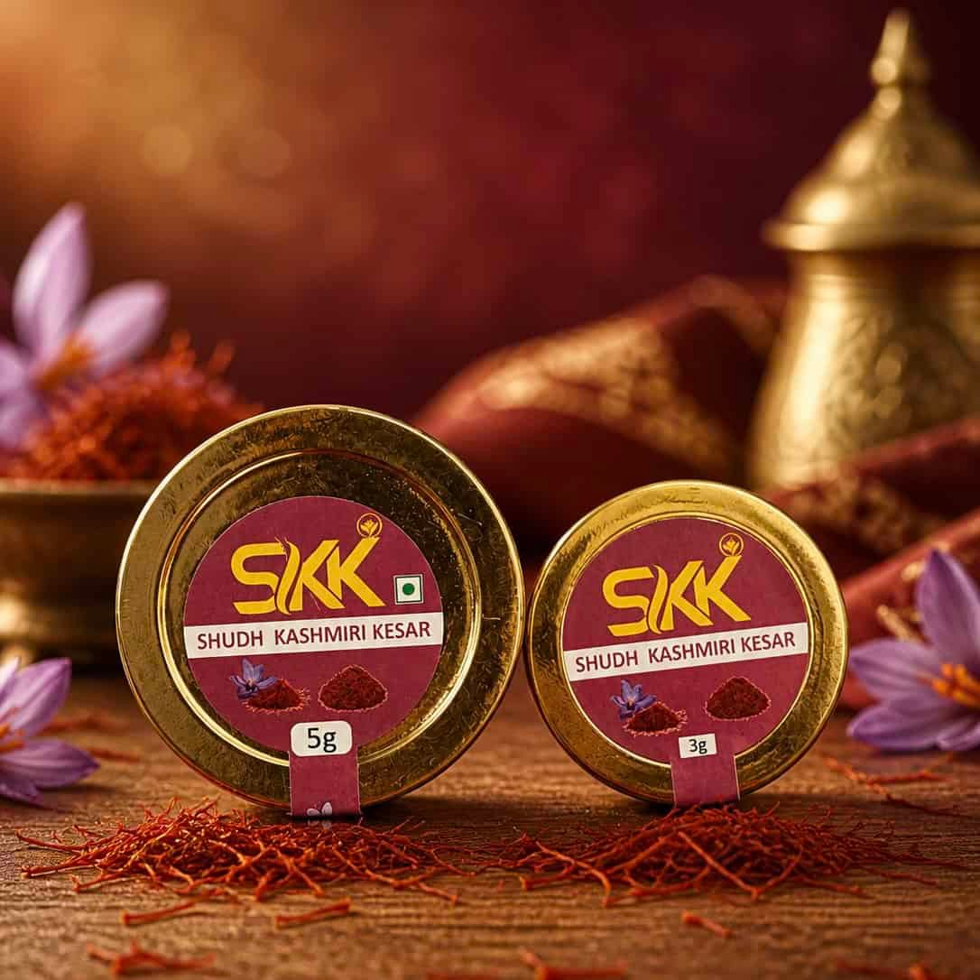 Premium Kashmiri Kesar – Pure Mongra Grade | Hand-Harvested Pampore Saffron