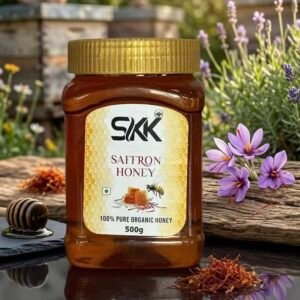 Kashmiri Kesar Honey – Pure Raw Honey Infused with Real Saffron | Luxury Wellness