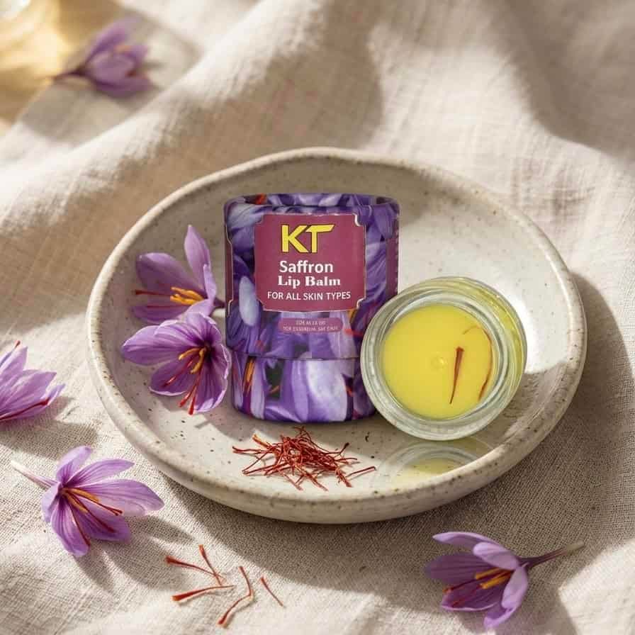 Saffron Lip Butter – Ultra-Rich Overnight Healing & Brightening Lip Treatment