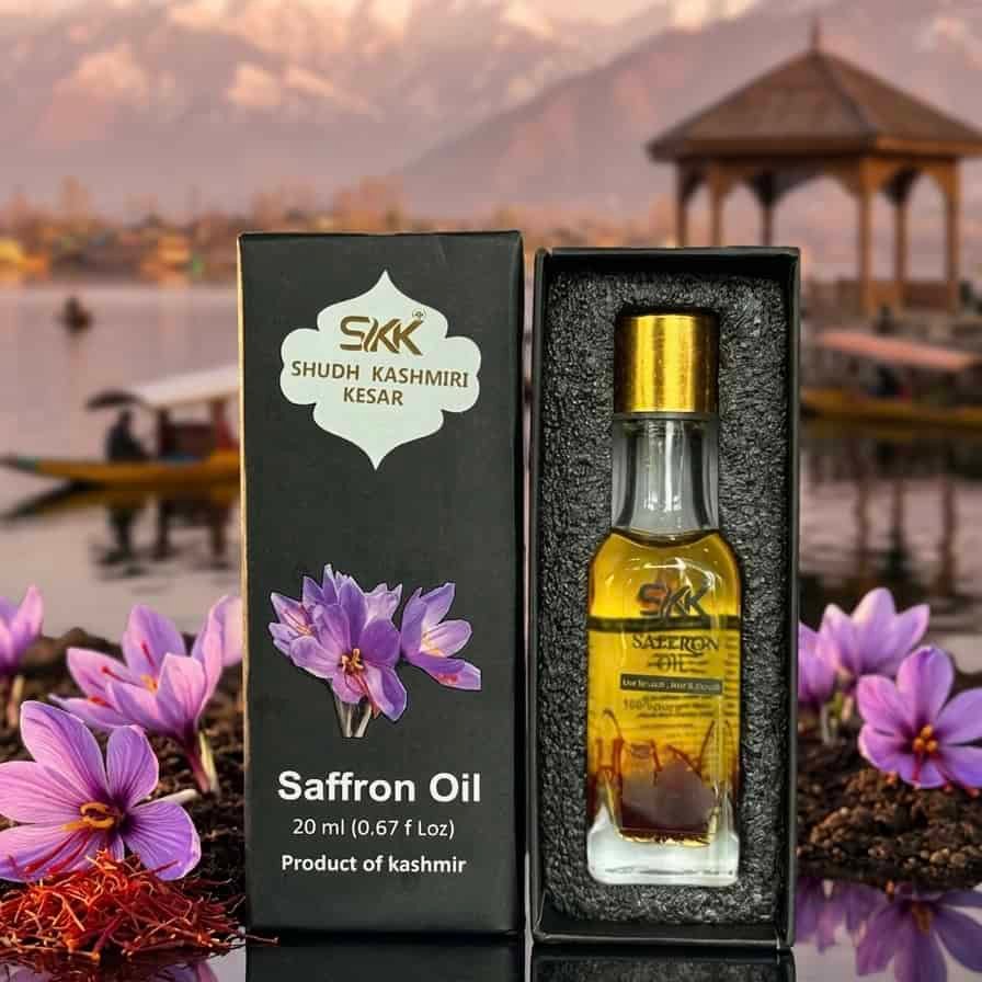 Saffron Hair & Skin Oil – Nourishing Kesar-Infused Beauty Oil | Glow & Growth