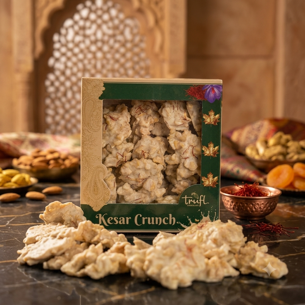 Saffron choco bites